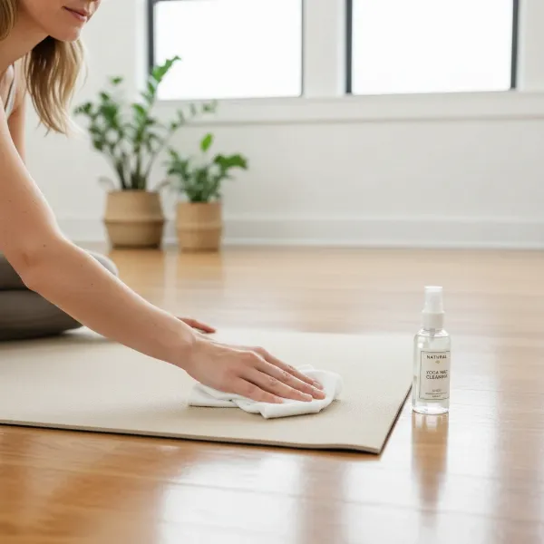 How to Eradicate Sweat Stains from Light-Colored Yoga Mats